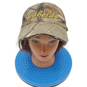 Cabelas Partner Vision LED Lighted Camo Fishing Hunting Hat Cap 2 New Batteries!